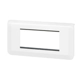 Plaque de finition + support 4 modules Mosaic - Legrand