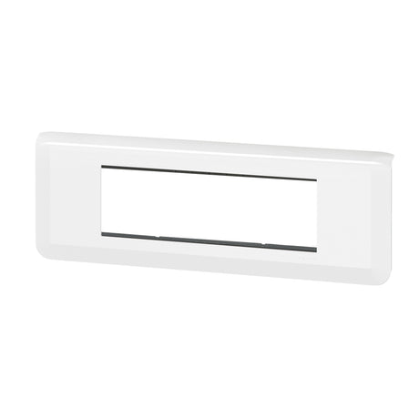 Plaque de finition + support 4 modules Mosaic - Legrand