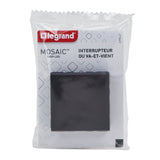 Interrupteur va et vient Easy-Led 10A à composer Mosaic - noir - Legrand