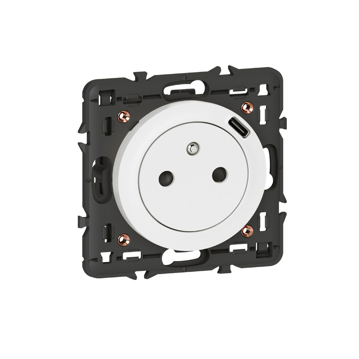 Prise 2P+T 16A avec chargeur USB-C à composer - Céliane - Legrand