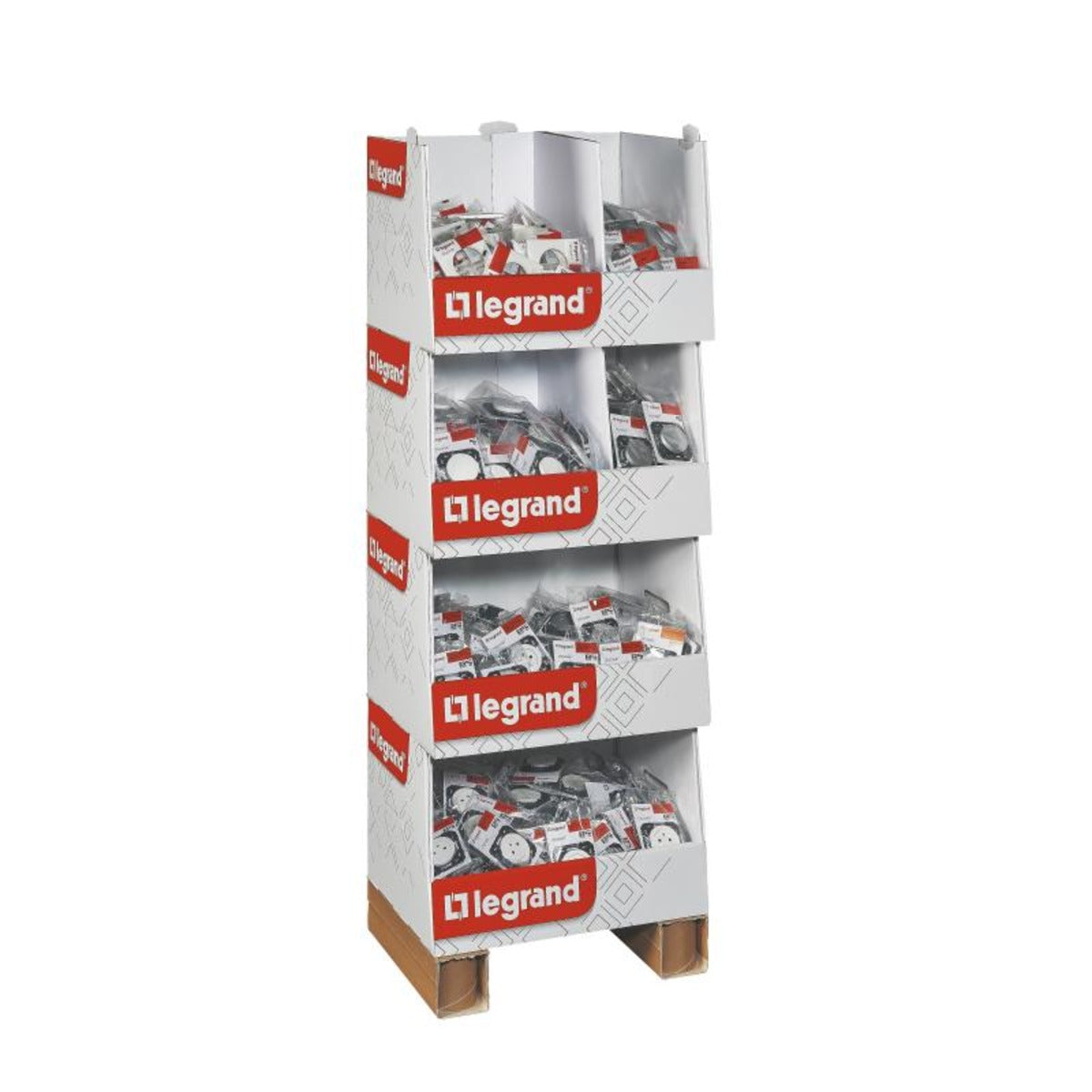 Coffret 60 va et vient + 120 prises 2P+T + 120 plaques de finition - Dooxie - Legrand
