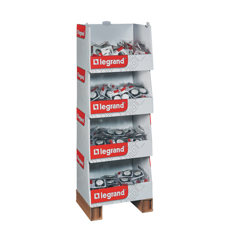 Coffret 60 va et vient + 120 prises 2P+T + 120 plaques de finition - Dooxie - Legrand