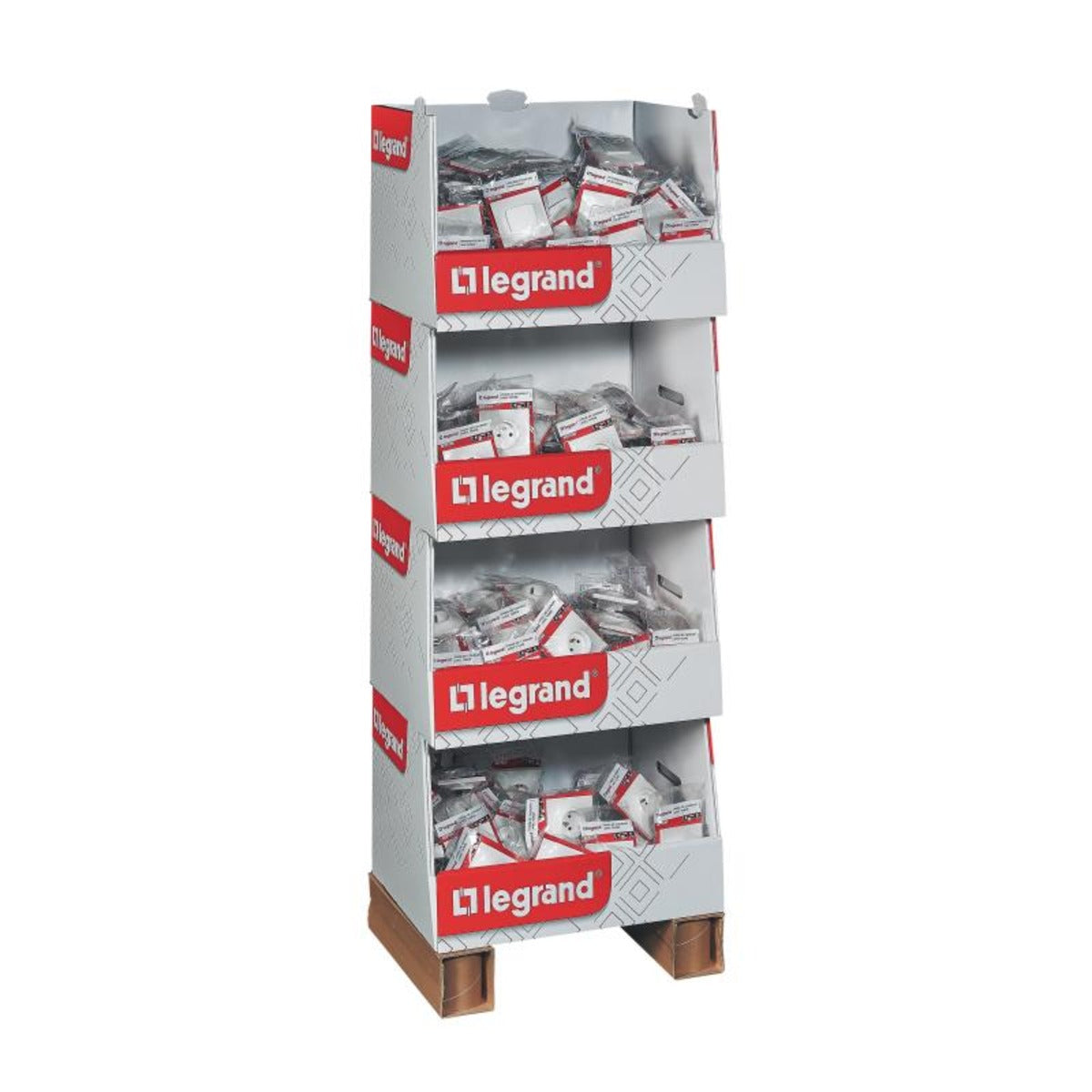 Box 75 interrupteurs 10A et 150 prises 2P+T 16A - Neptune - blanc - Legrand