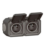 Double prise Plexo Legrand