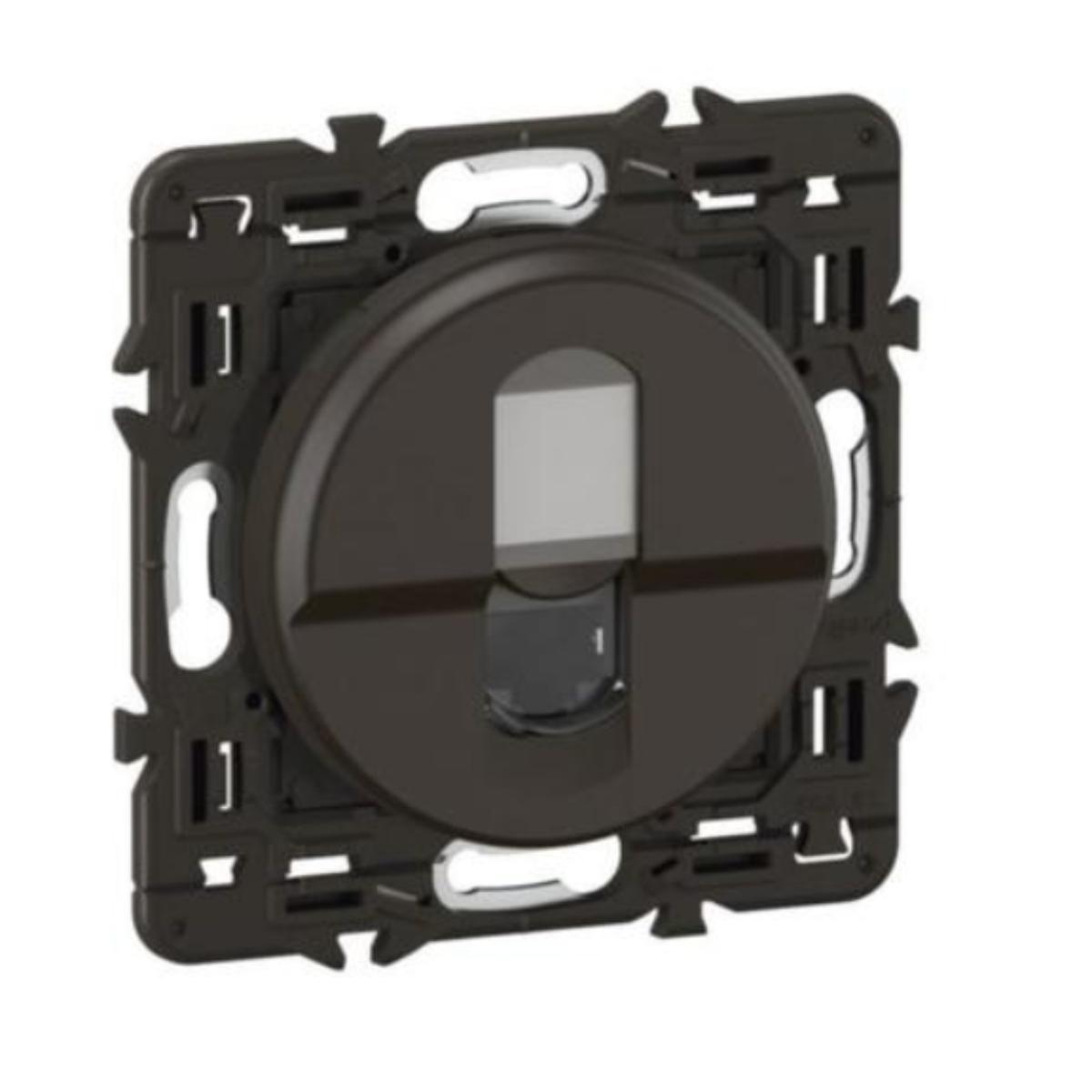 Prise RJ45 Céliane Catégorie 6 FTP - enjoliveur +support - Legrand