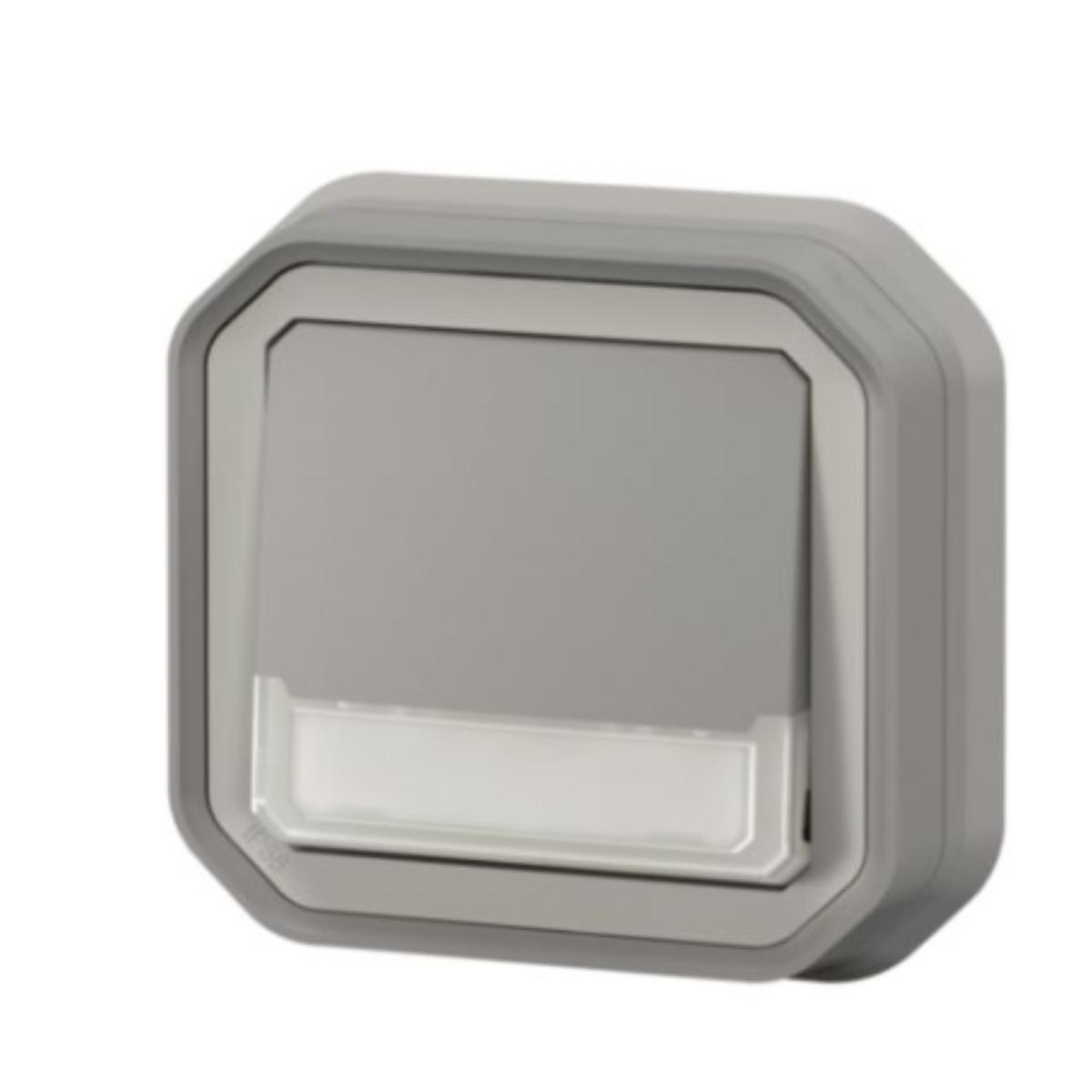 Poussoir inverseur lumineux encastré Plexo IP55 - Legrand
