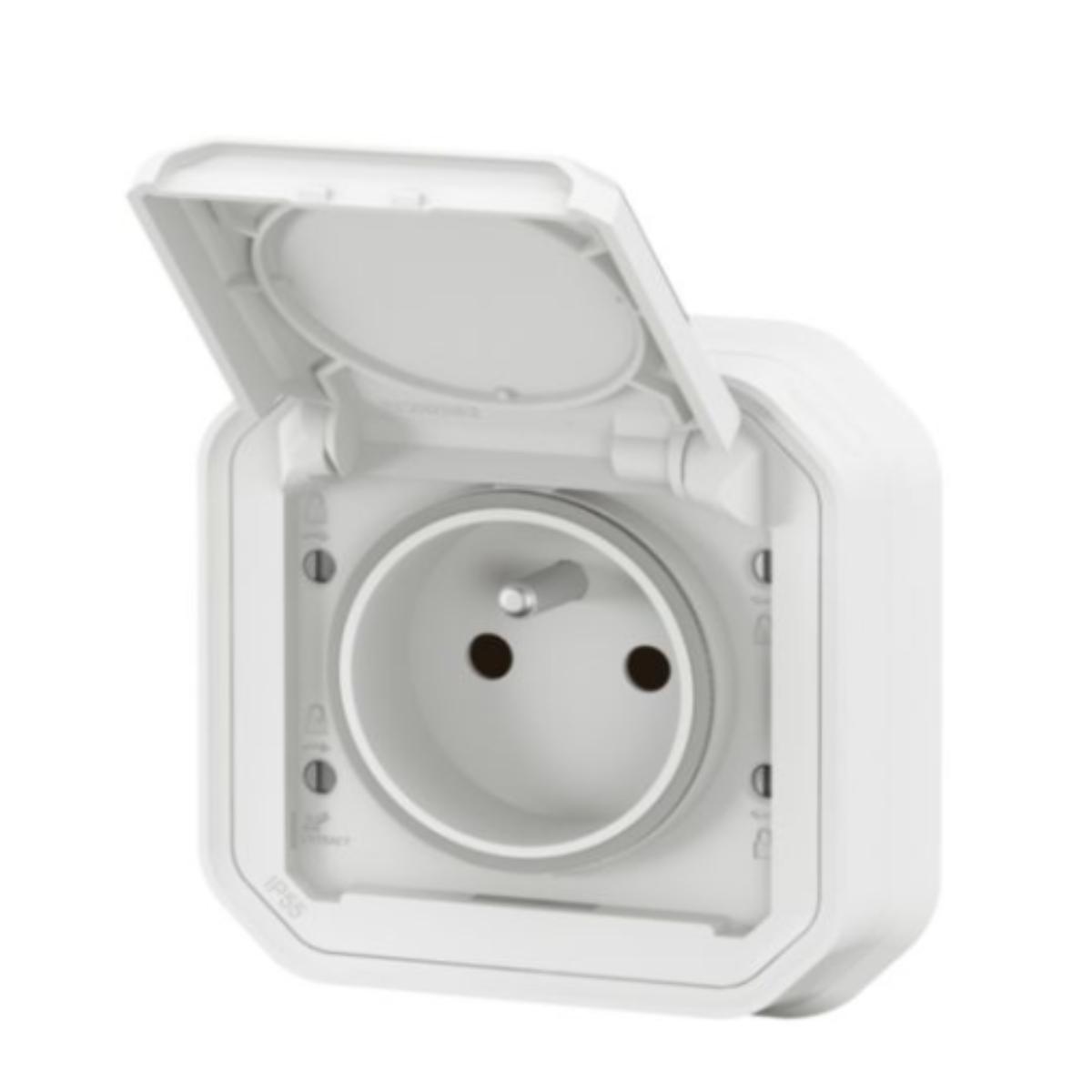 Prise avec terre encastrée Plexo IP55 16A - Legrand