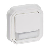 Poussoir inverseur lumineux encastré Plexo IP55 - Legrand