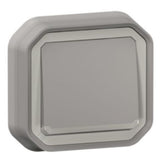 Va-et-vient lumineux encastré Plexo IP55 10AX - Gris - Legrand