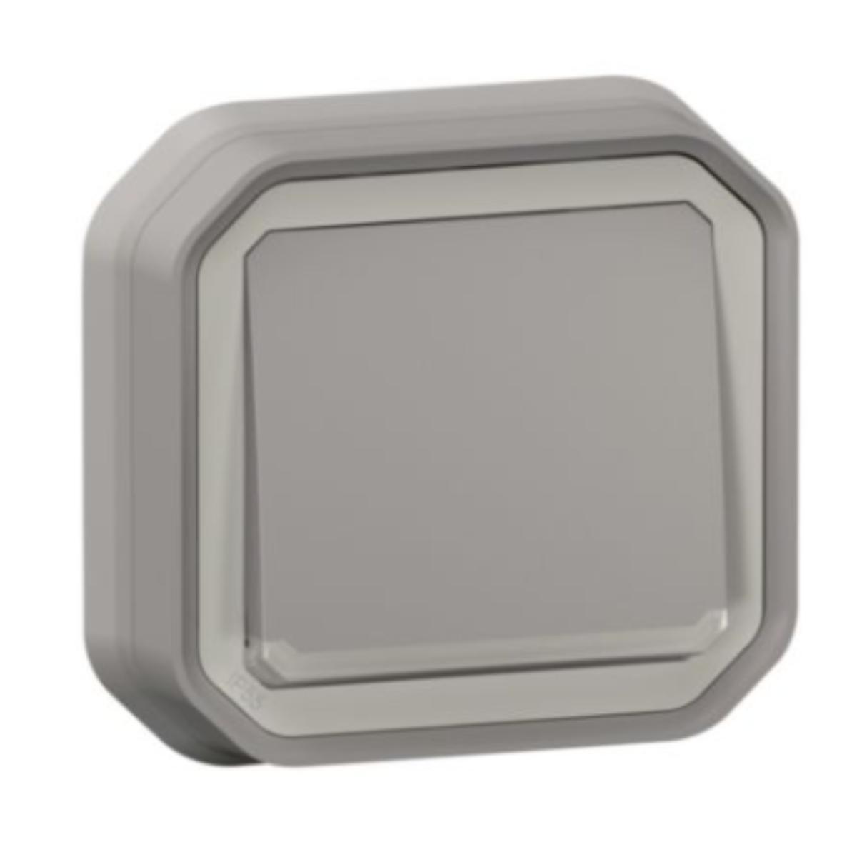 Va-et-vient témoin encastré Plexo IP54 10A - Gris - Legrand