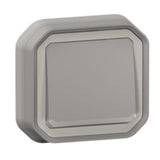 Va-et-vient témoin encastré Plexo IP54 10A - Gris - Legrand