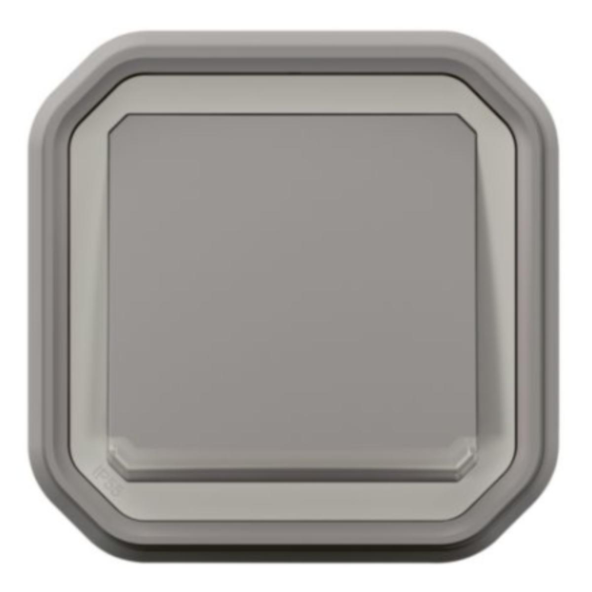 Va-et-vient témoin encastré Plexo IP54 10A - Gris - Legrand