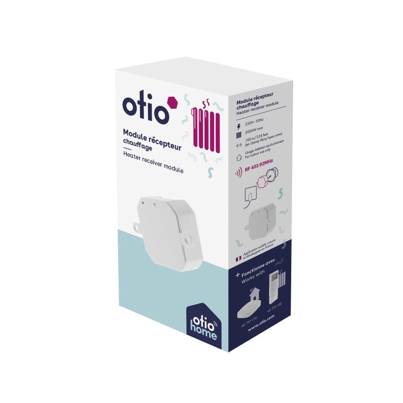 Module récepteur encastrable pour chauffage - Otio