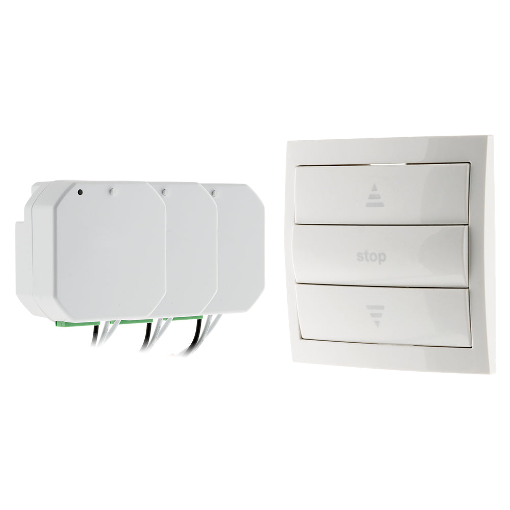 Pack volets roulants RF avec interrupteur sans fil - Otio