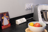 Multiprise d'angle 2P 16A + 2 USB précâblée - Otio