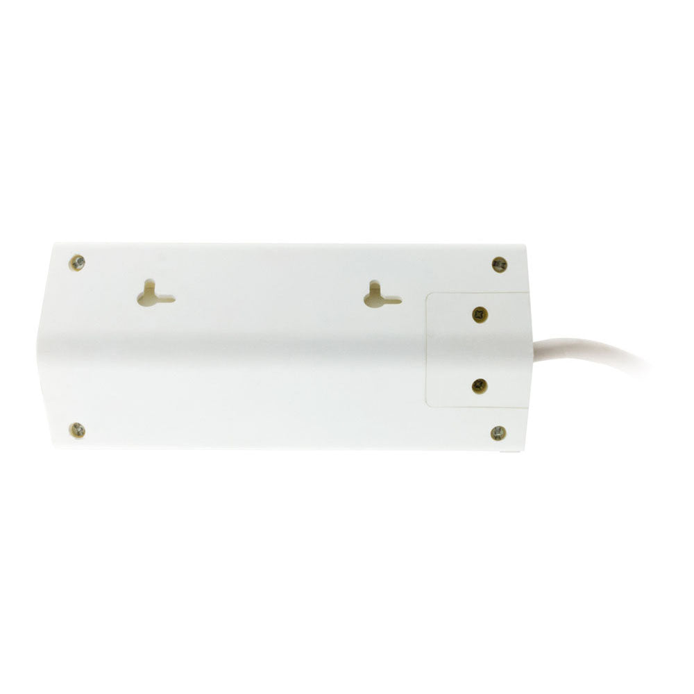 Multiprise d'angle 2P 16A + 2 USB précâblée - Otio