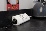 Multiprise d'angle 2P 16A + 2 USB à câbler - Blanc - Otio