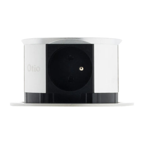 Bloc prise encastrable compacte 2P+T 16A + USB - Otio