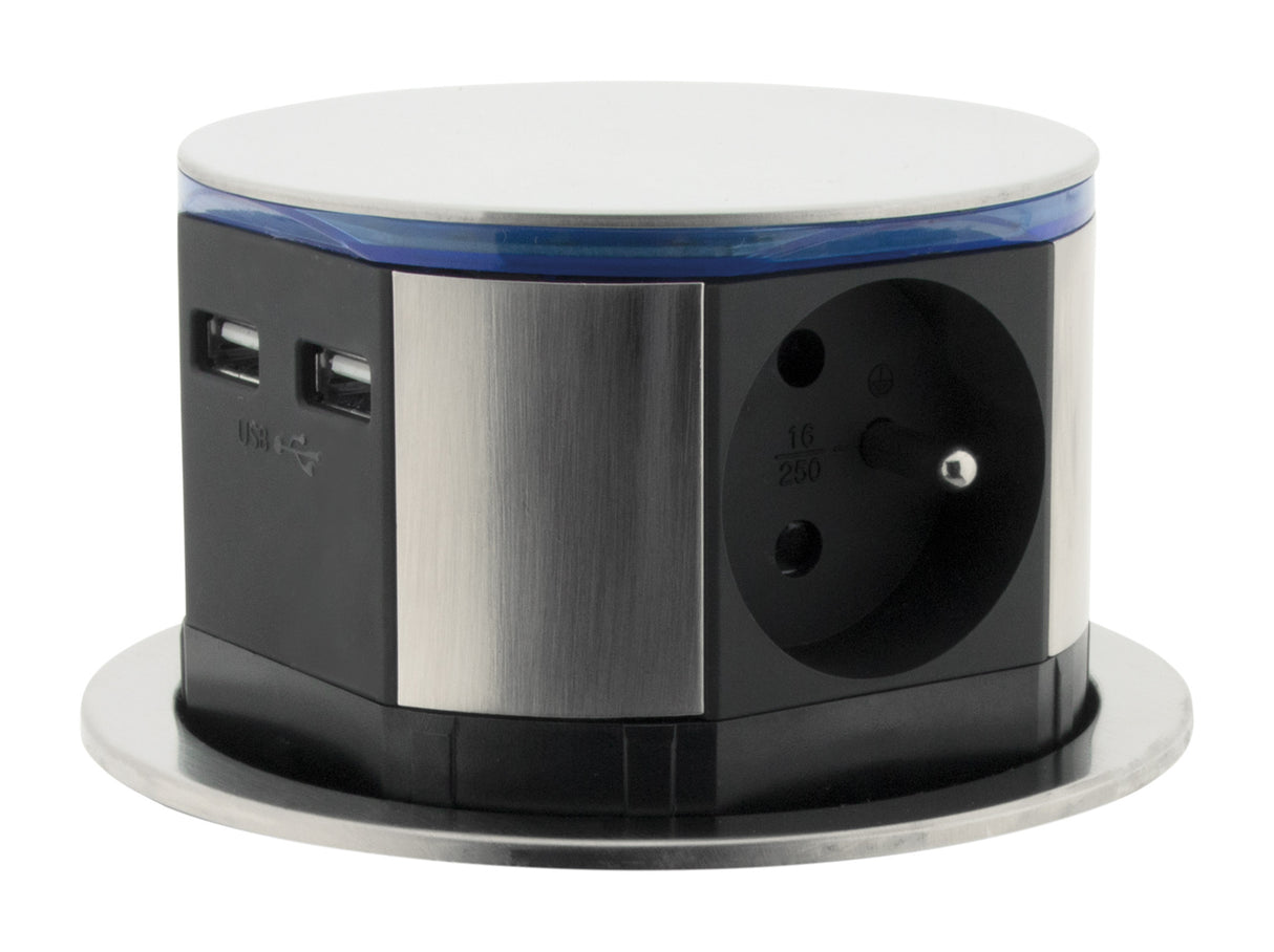 Bloc prise encastrable compacte 16A - Otio