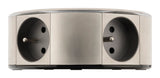 Bloc multiprise à poser 4x16A - Inox - Otio
