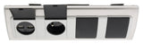 Multiprise d'angle avec clapets de Protection 3 prises + 2 USB - Aluminium - Otio