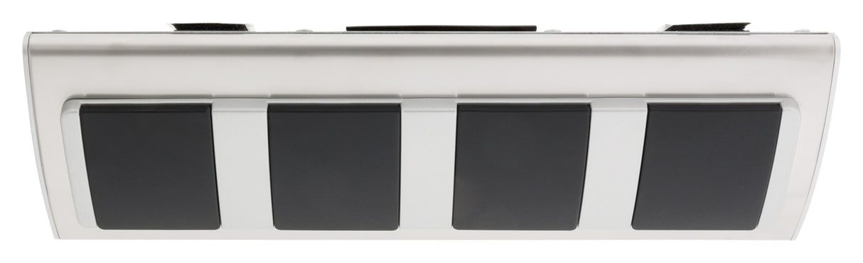 Multiprise d'angle avec clapets de Protection 3 prises + 2 USB - Aluminium - Otio