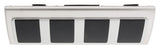 Multiprise d'angle avec clapets de Protection 3 prises + 2 USB - Aluminium - Otio