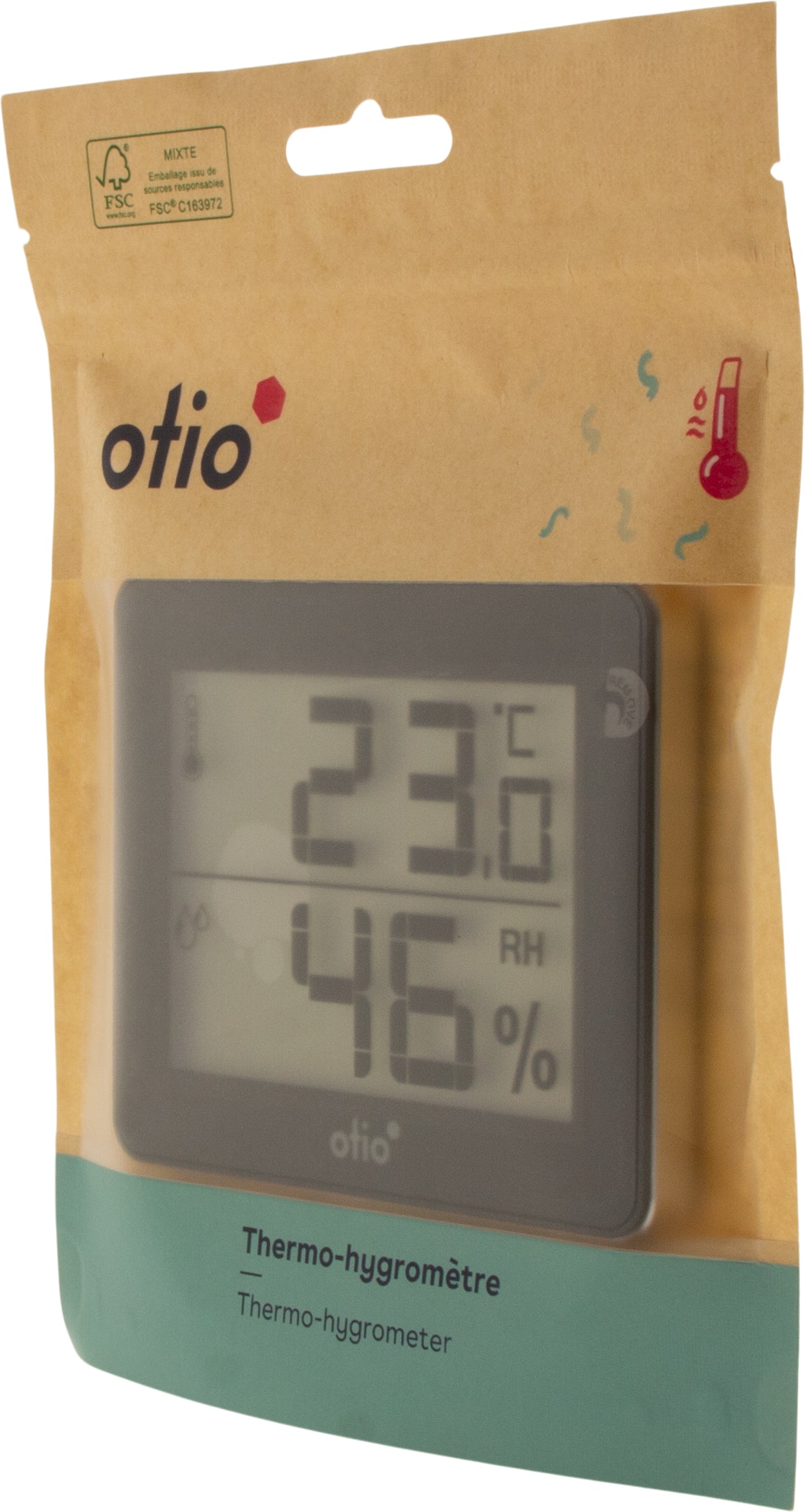 Thermomètre hygromètre - Otio