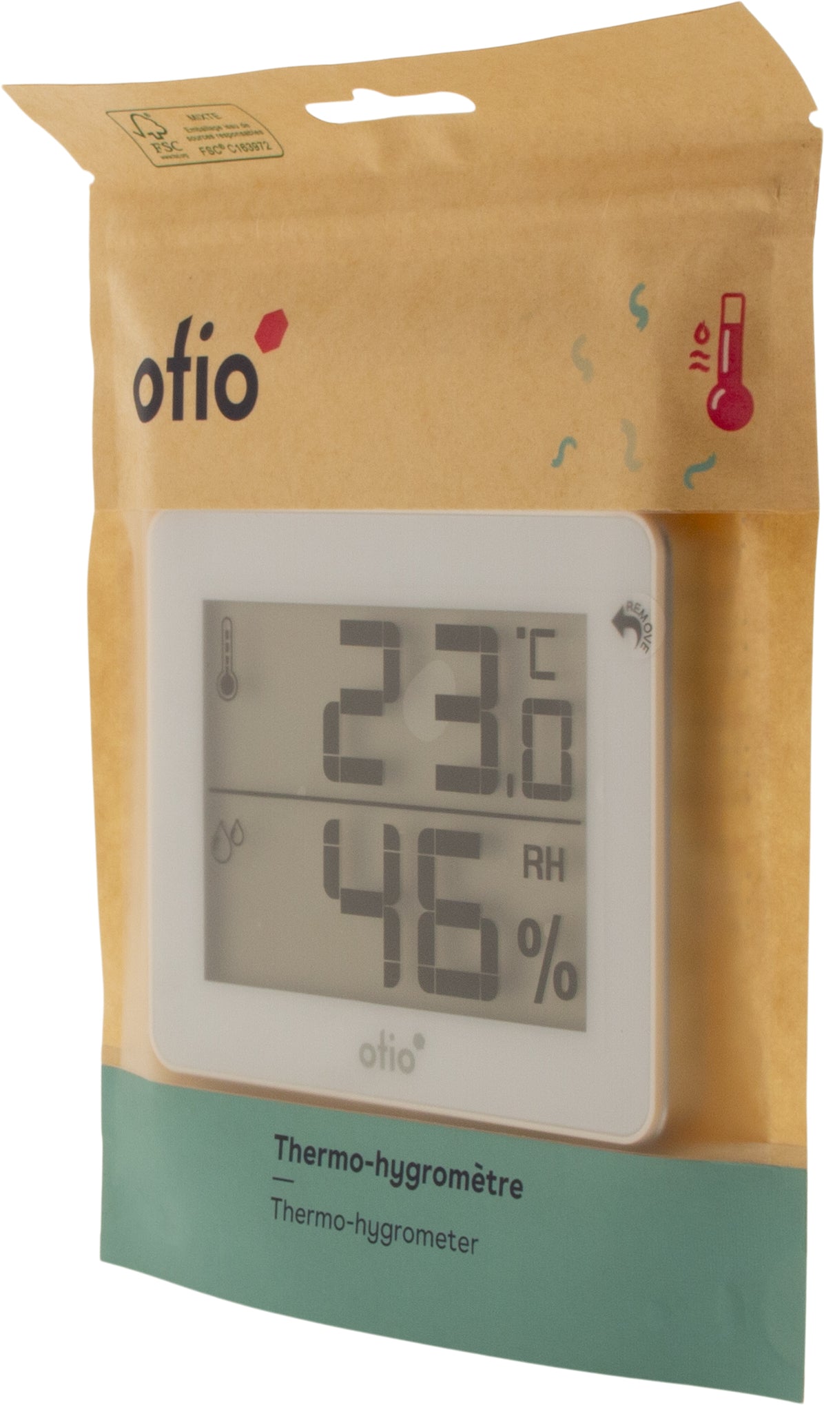 Thermomètre hygromètre - Otio