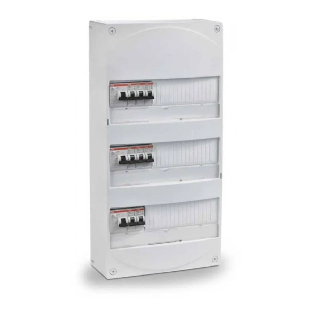 Coffret électrique prééquipé 3 rangées, 39 modules - idéal T2 - ABB
