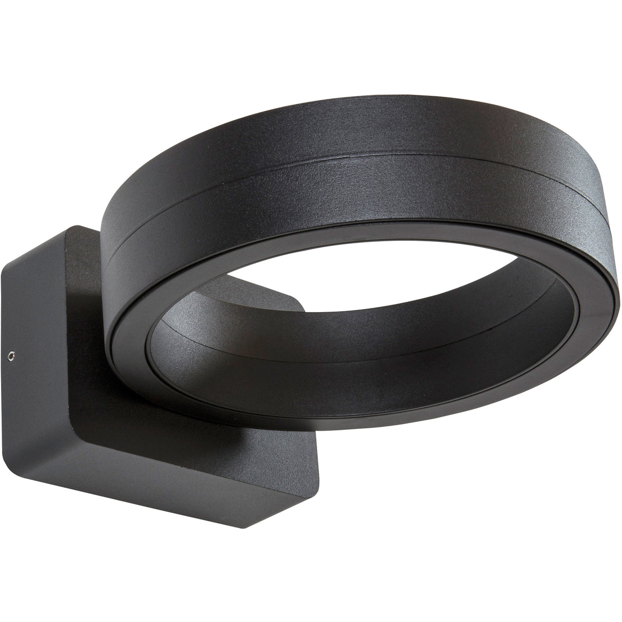 Applique LED Arche circle 1200lm 4000K - Noir - Lébénoïd