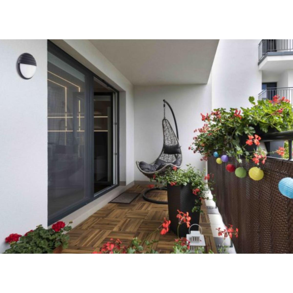 Applique murale LED avec visière 10W 500 lm 3000K - Lebenoid
