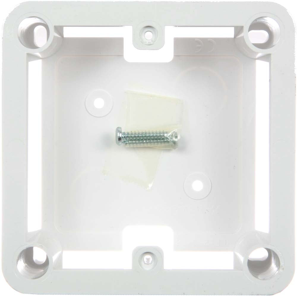 Cadre saillie 100x100 - blanc - Lebenoid