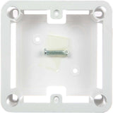 Cadre saillie 100x100 - blanc - Lebenoid