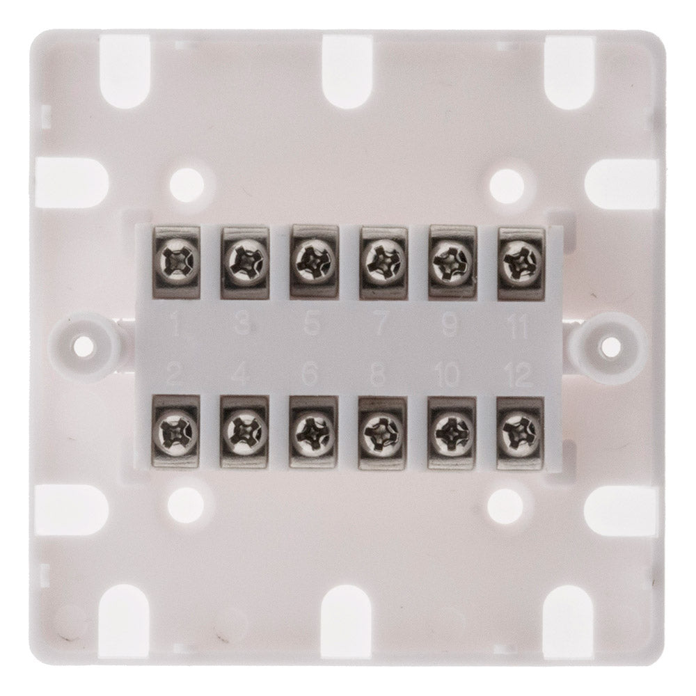 Boîtier de répartition 12 plots - Blanc - Zenitech