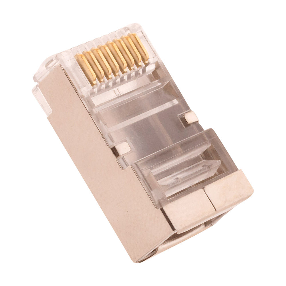 Lot de 2 fiches RJ45 prêts à monter pour connexion réseau - Zenitech