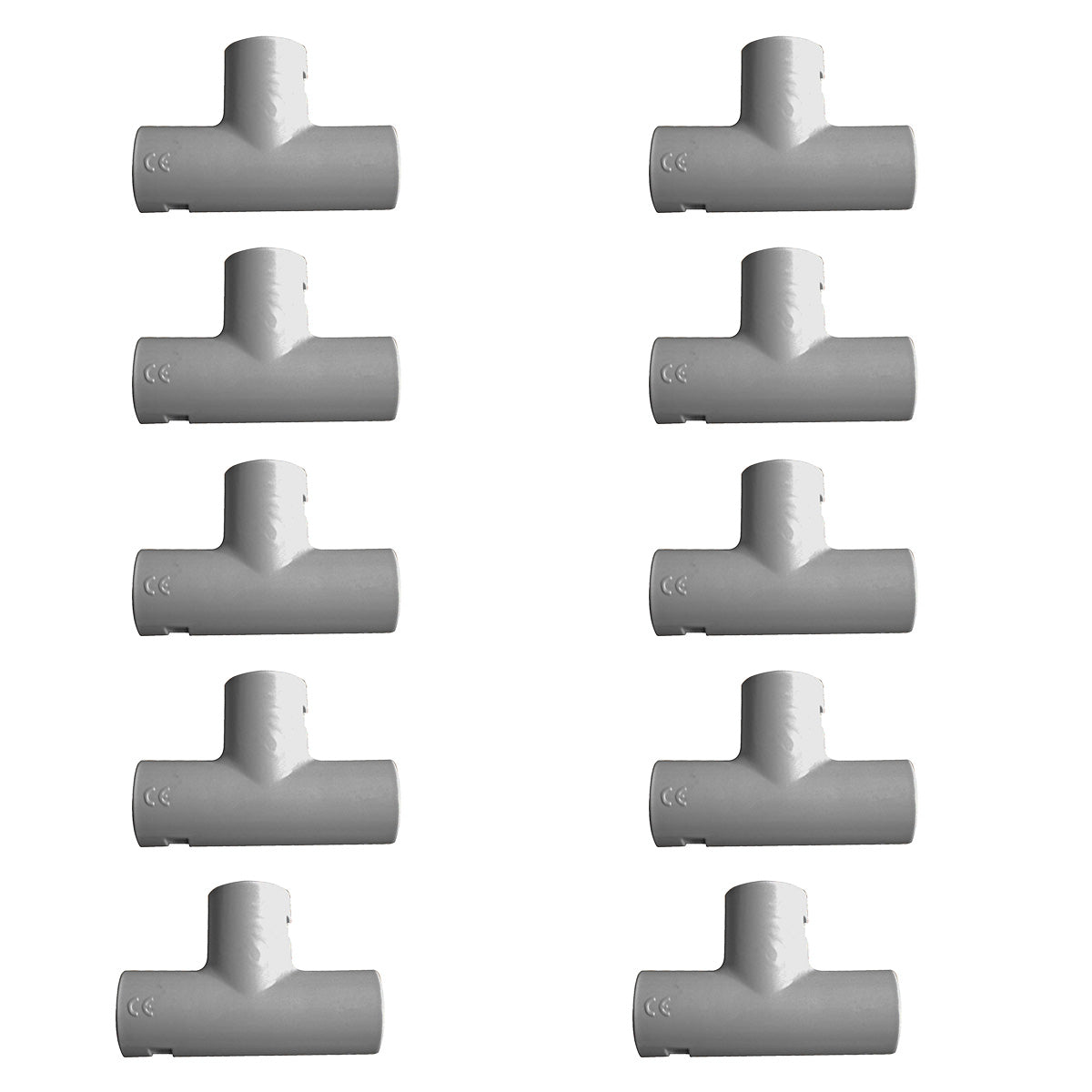 Lot de Tés tube IRL gris Zenitech