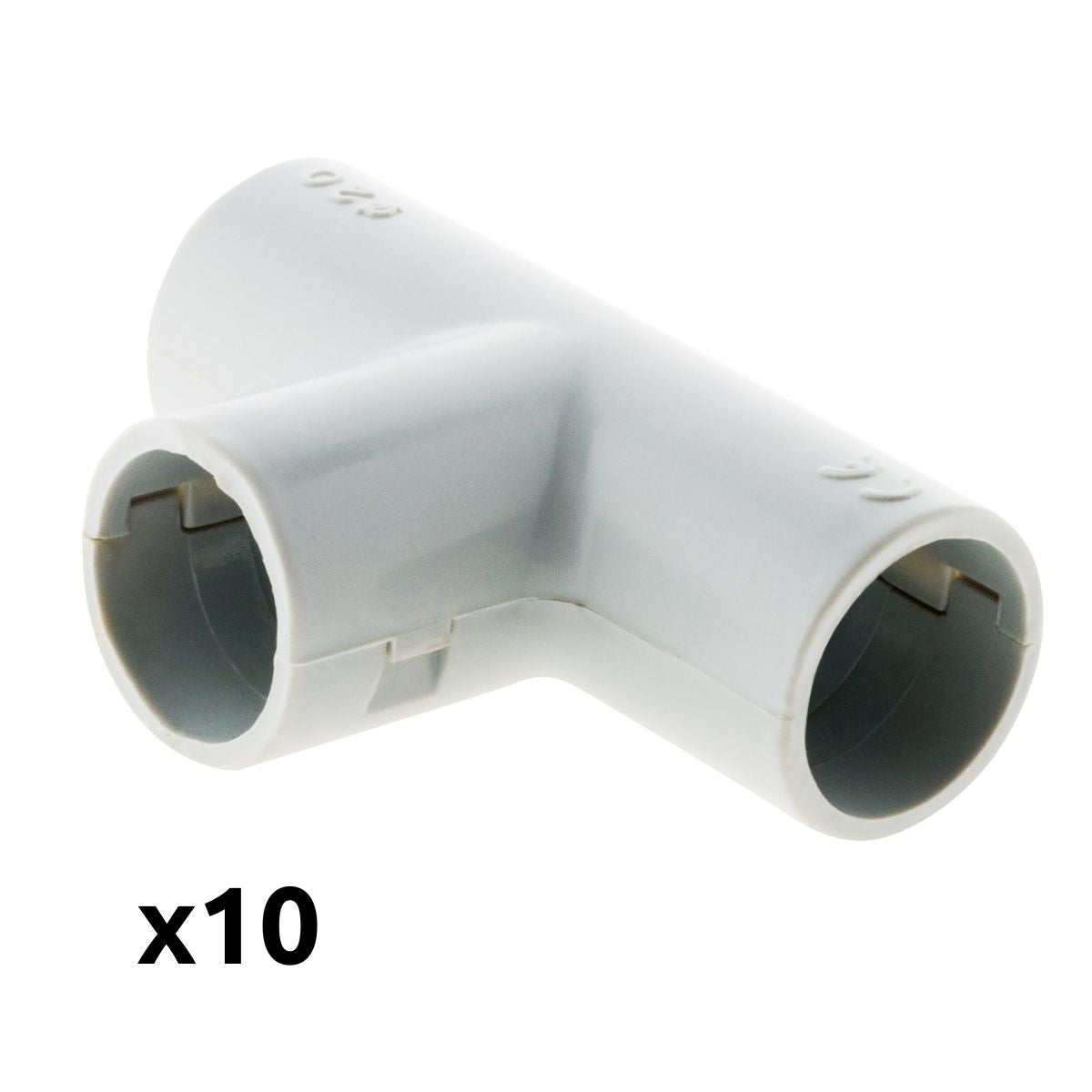 Lot de Tés tube IRL gris Zenitech