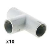 Lot de Tés tube IRL gris Zenitech