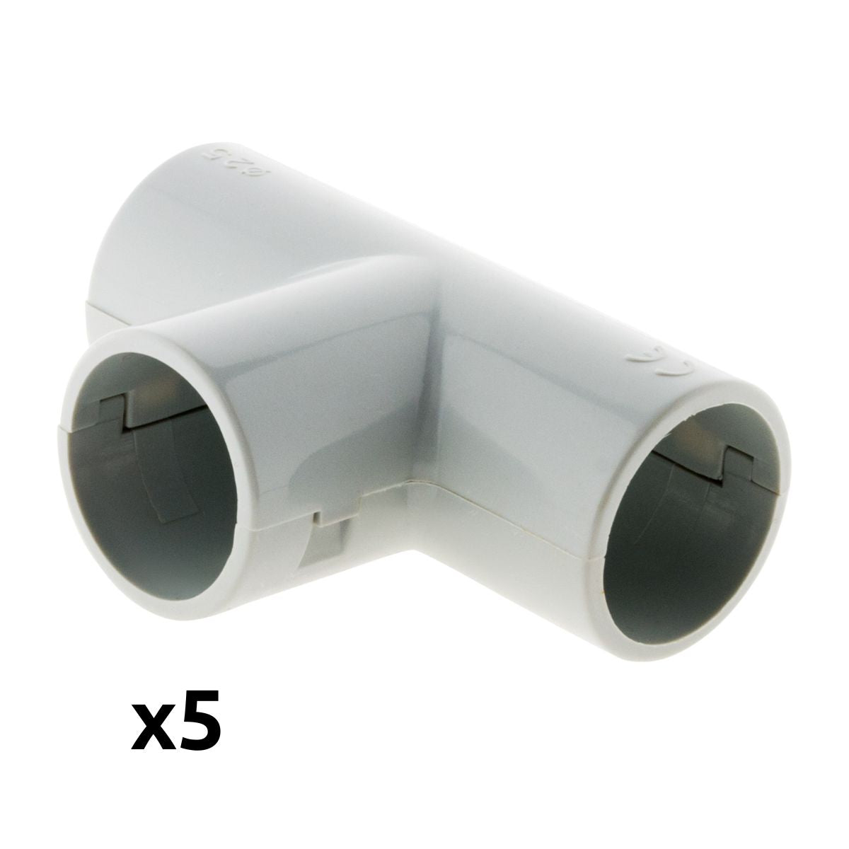 Lot de Tés tube IRL gris Zenitech