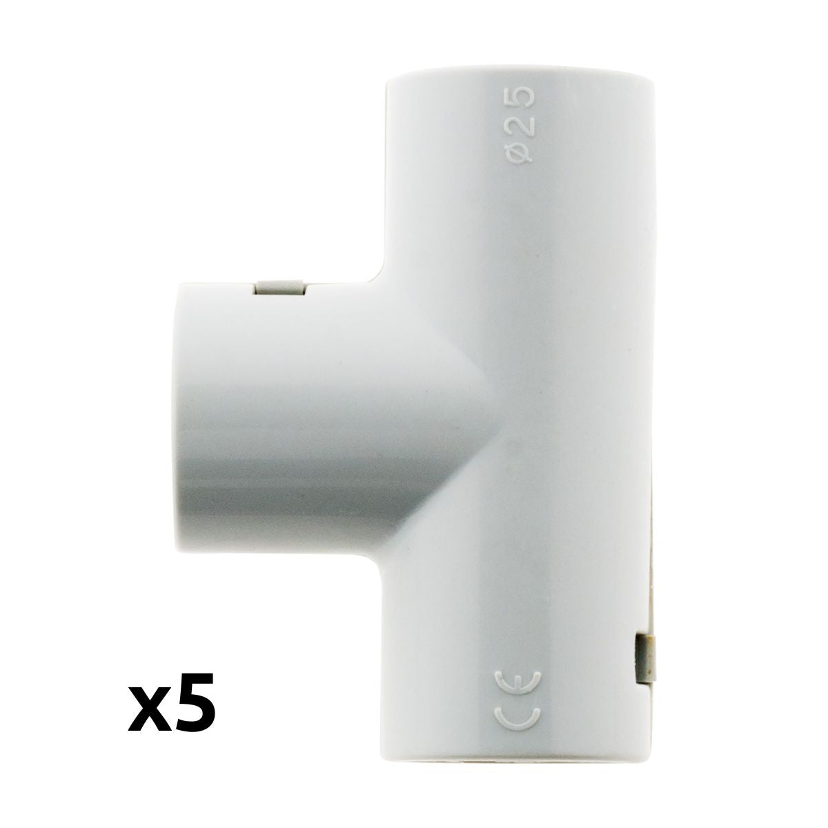 Lot de Tés tube IRL gris Zenitech