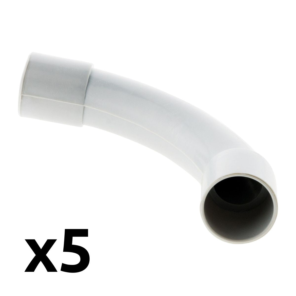 Lot de courbes pour tube IRL gris - Zenitech
