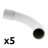 Lot de courbes pour tube IRL gris - Zenitech