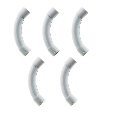 Lot de courbes pour tube IRL gris - Zenitech