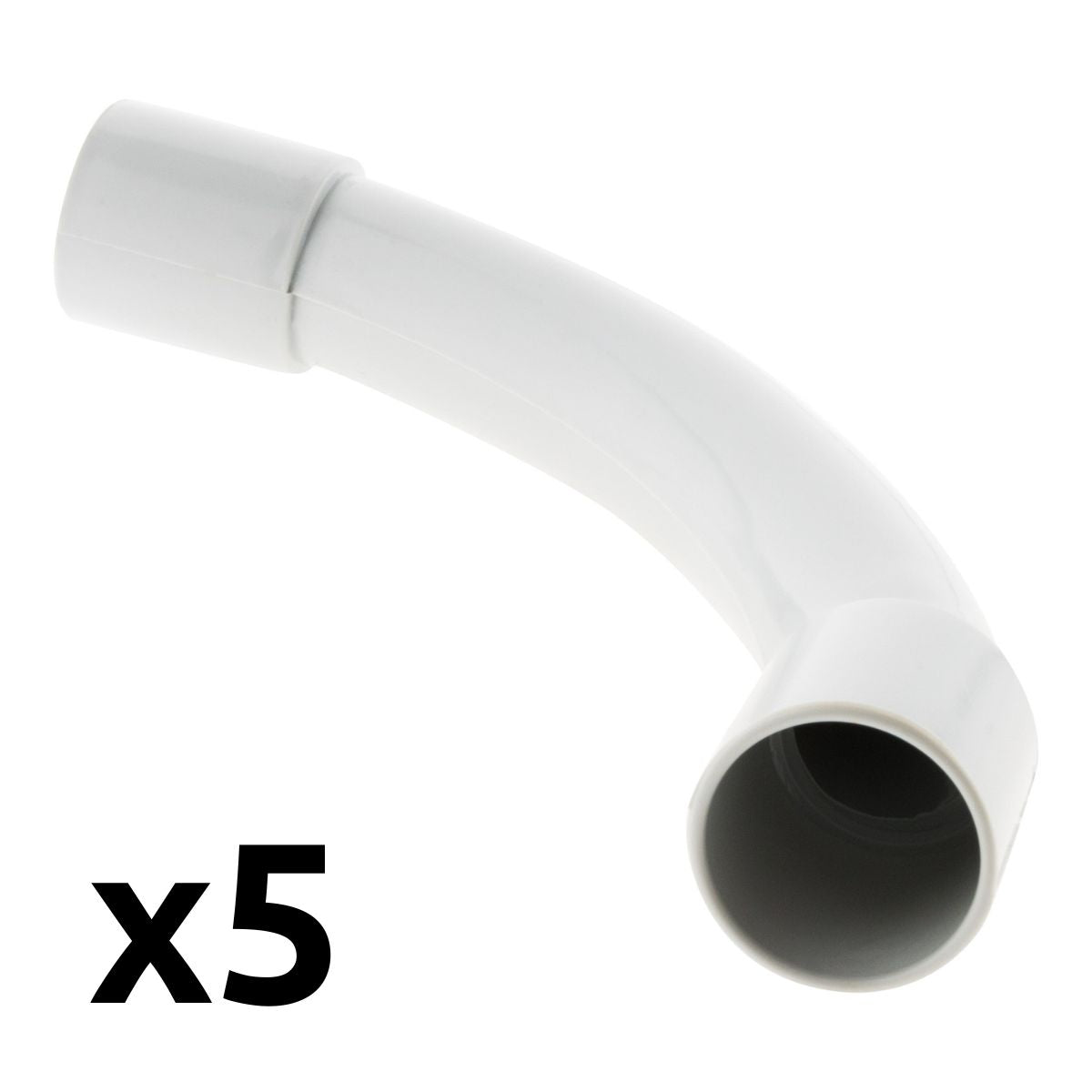 Lot de courbes pour tube IRL gris - Zenitech