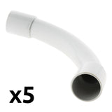 Lot de courbes pour tube IRL gris - Zenitech