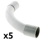 Lot de courbes pour tube IRL gris - Zenitech