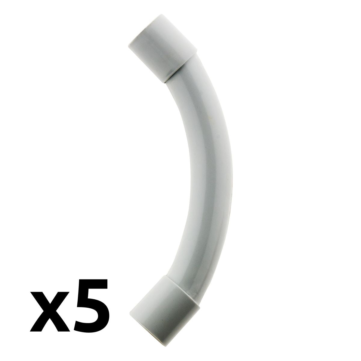 Lot de courbes pour tube IRL gris - Zenitech