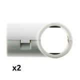 Lot de Tés tube IRL gris Zenitech