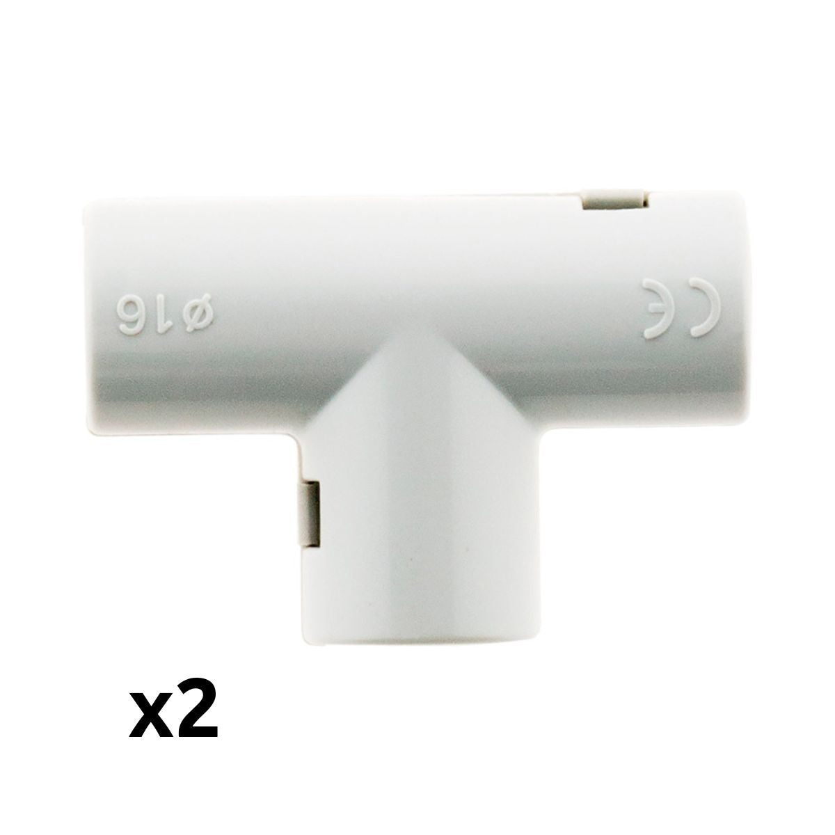 Lot de Tés tube IRL gris Zenitech